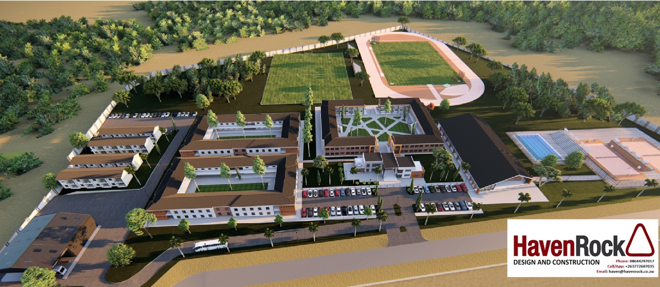 School campus overview